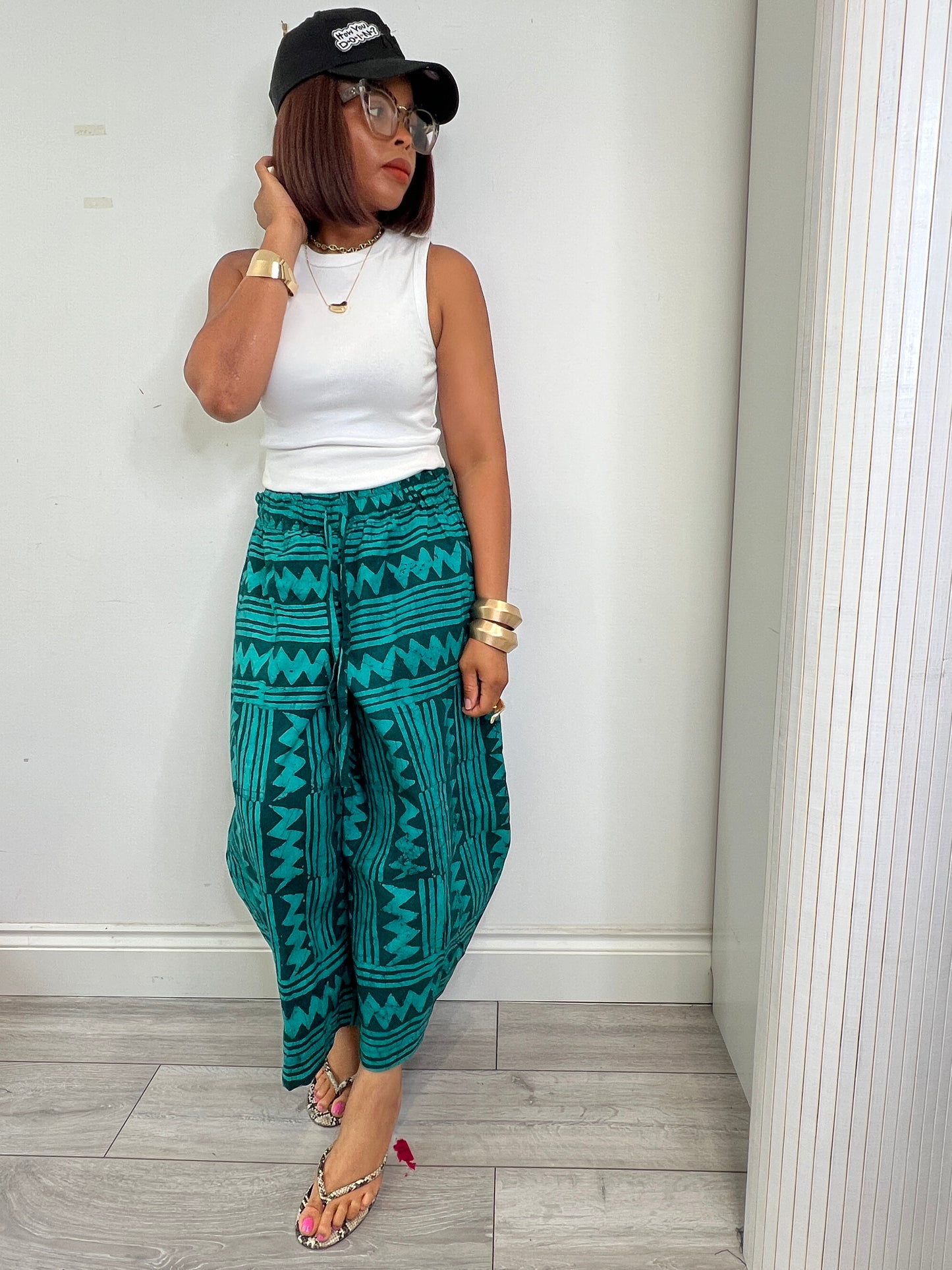 BOGO HALF PRICE teal hand dyed culottes UK 8-14/16