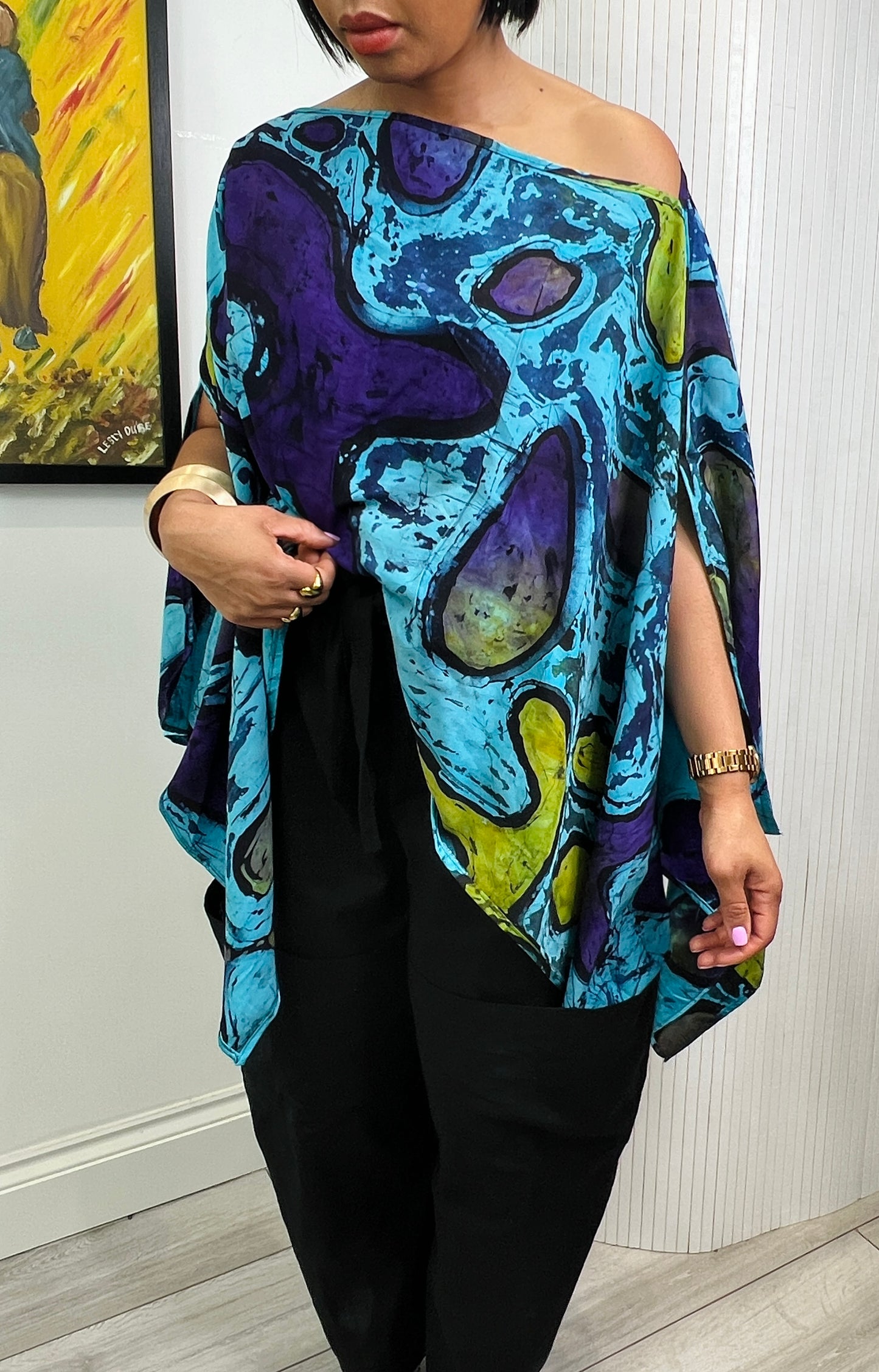 Multi way poncho top free size