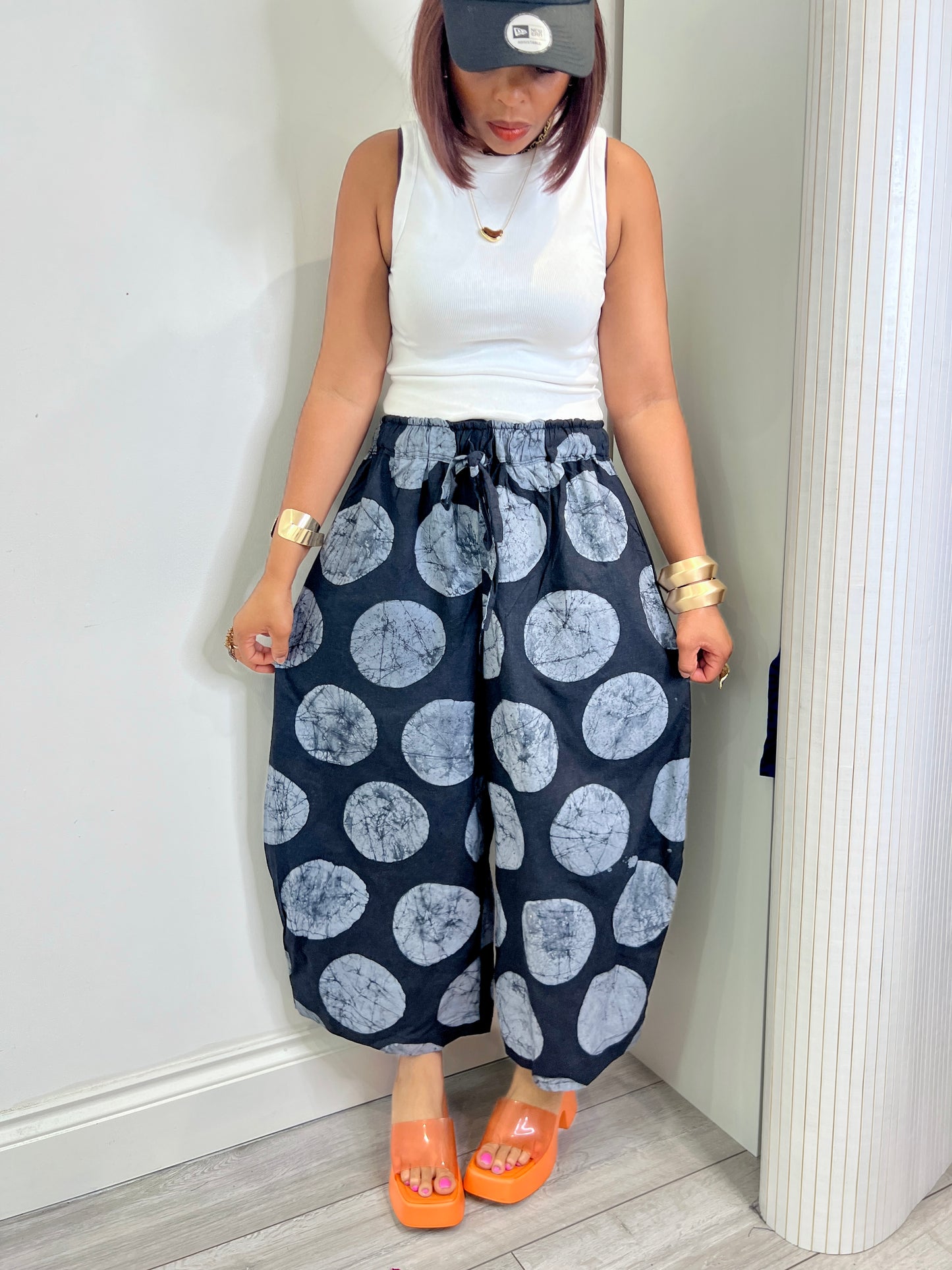 BOGO HALF PRICE black hand  dyed  culottes UK 8-14/16