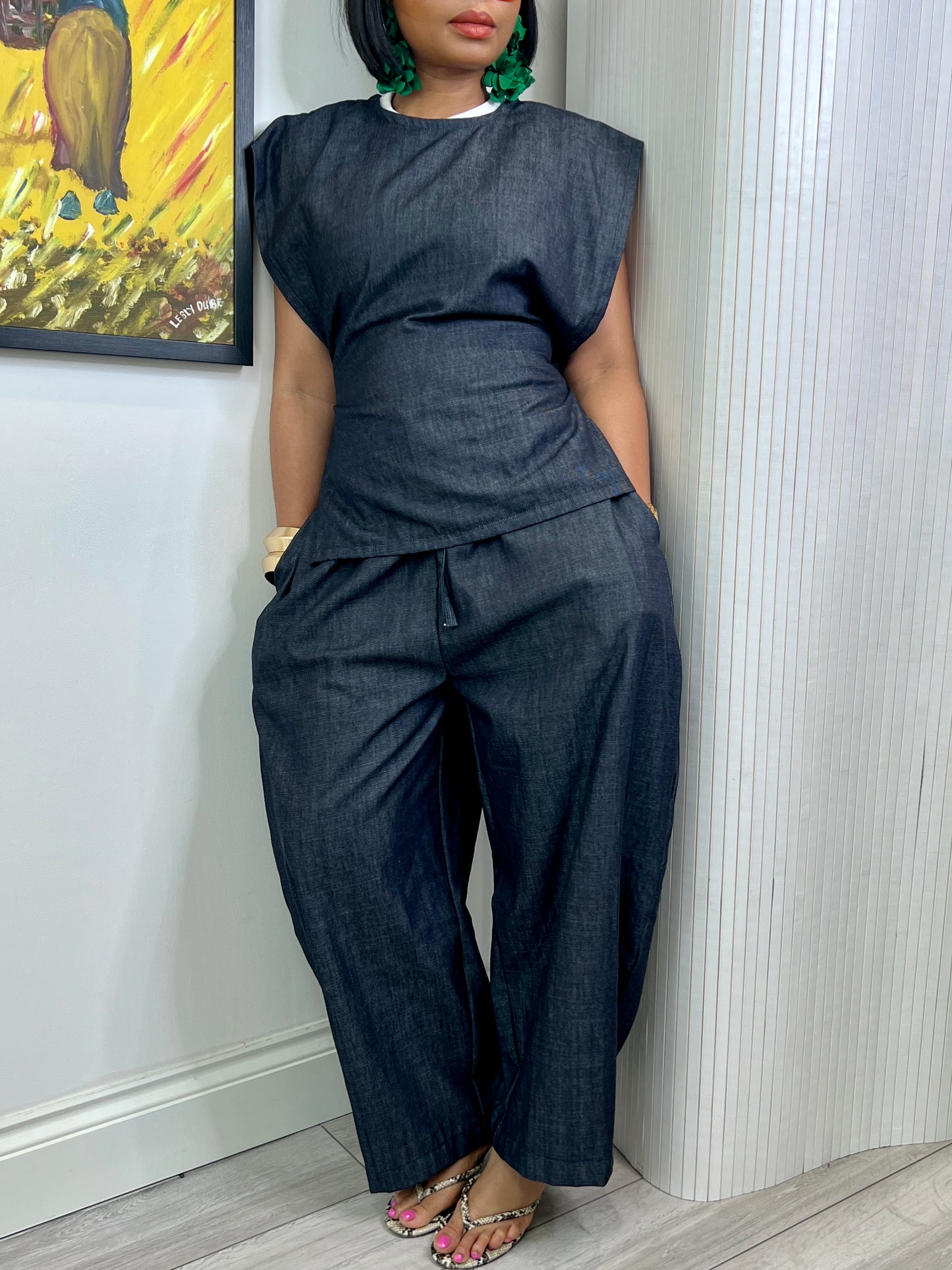 Dark denim coord size 1 UK 8-14