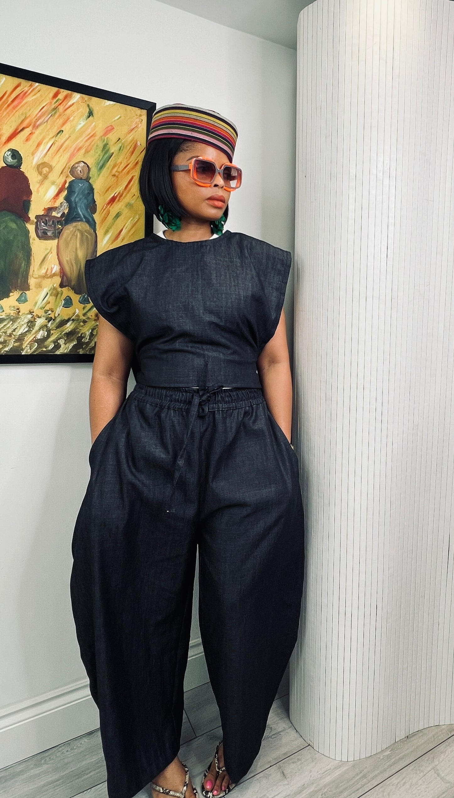 Dark denim coord size 1 UK 8-14