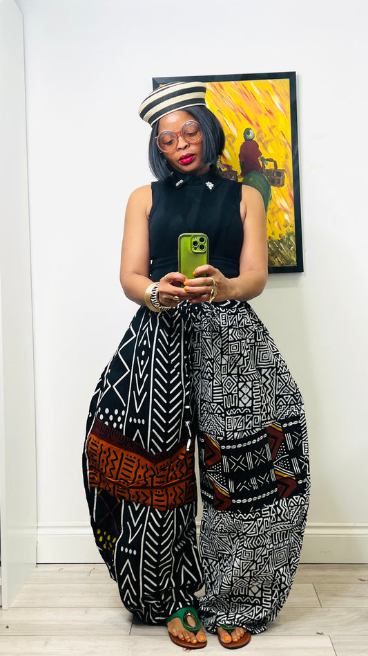 One size 2 up to UK18 Tribal Baloon trousers