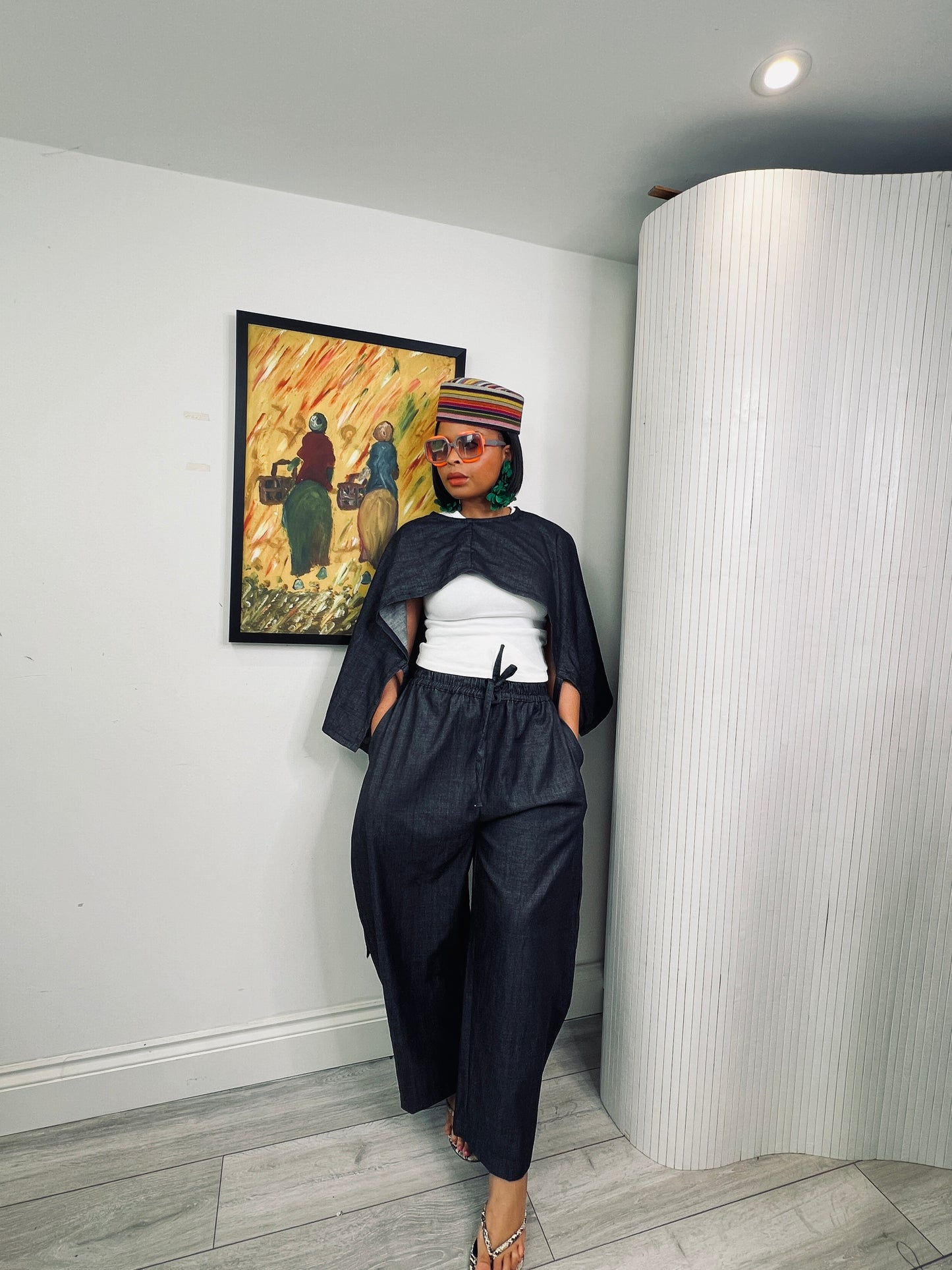 Dark denim coord size 1 UK 8-14