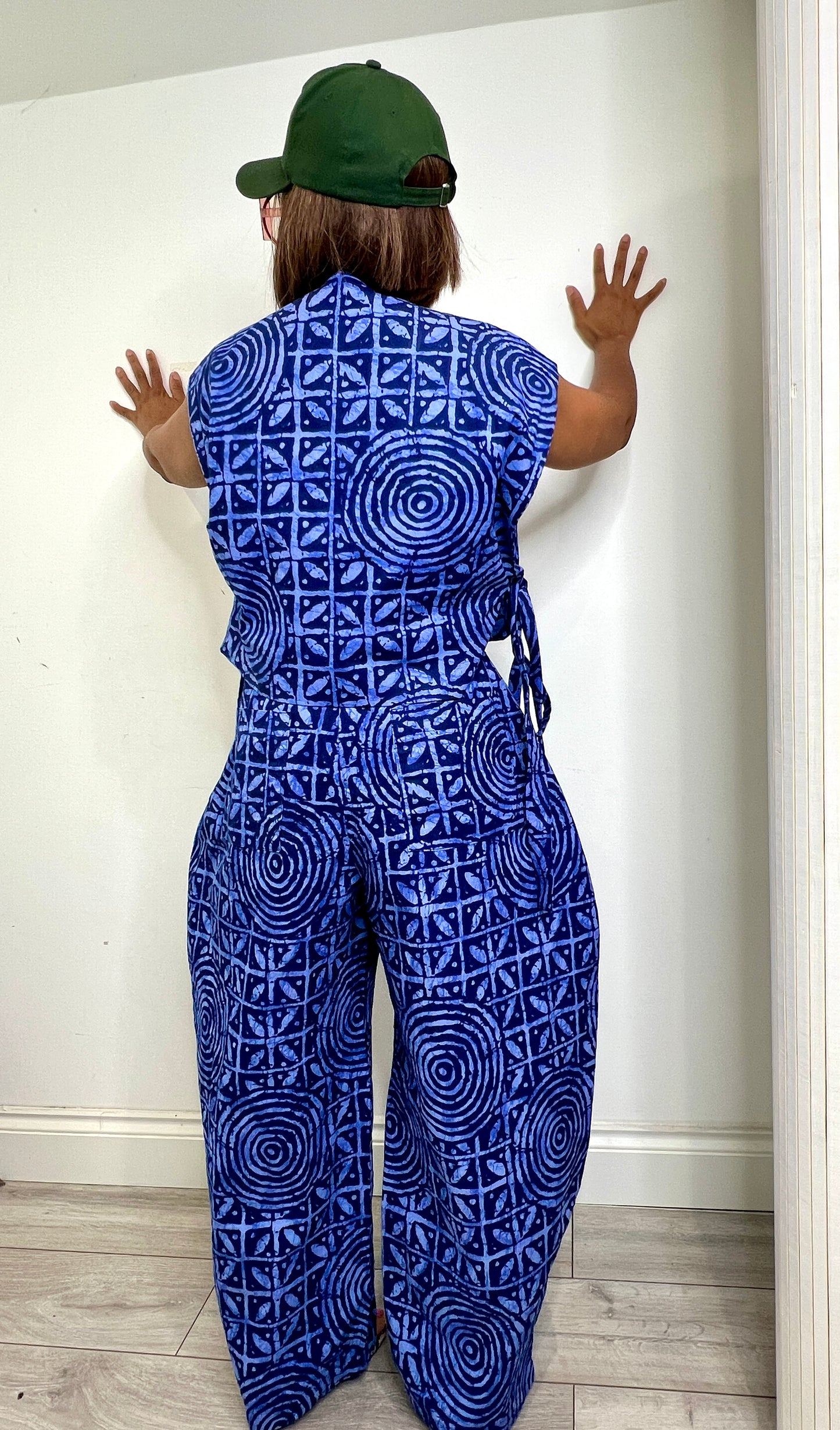 Indigo blue Baloon trousers (option for set) UK size 1 8-14