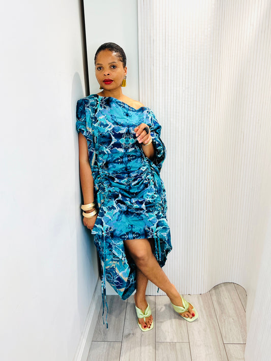 Thunder Blue and bubu dress