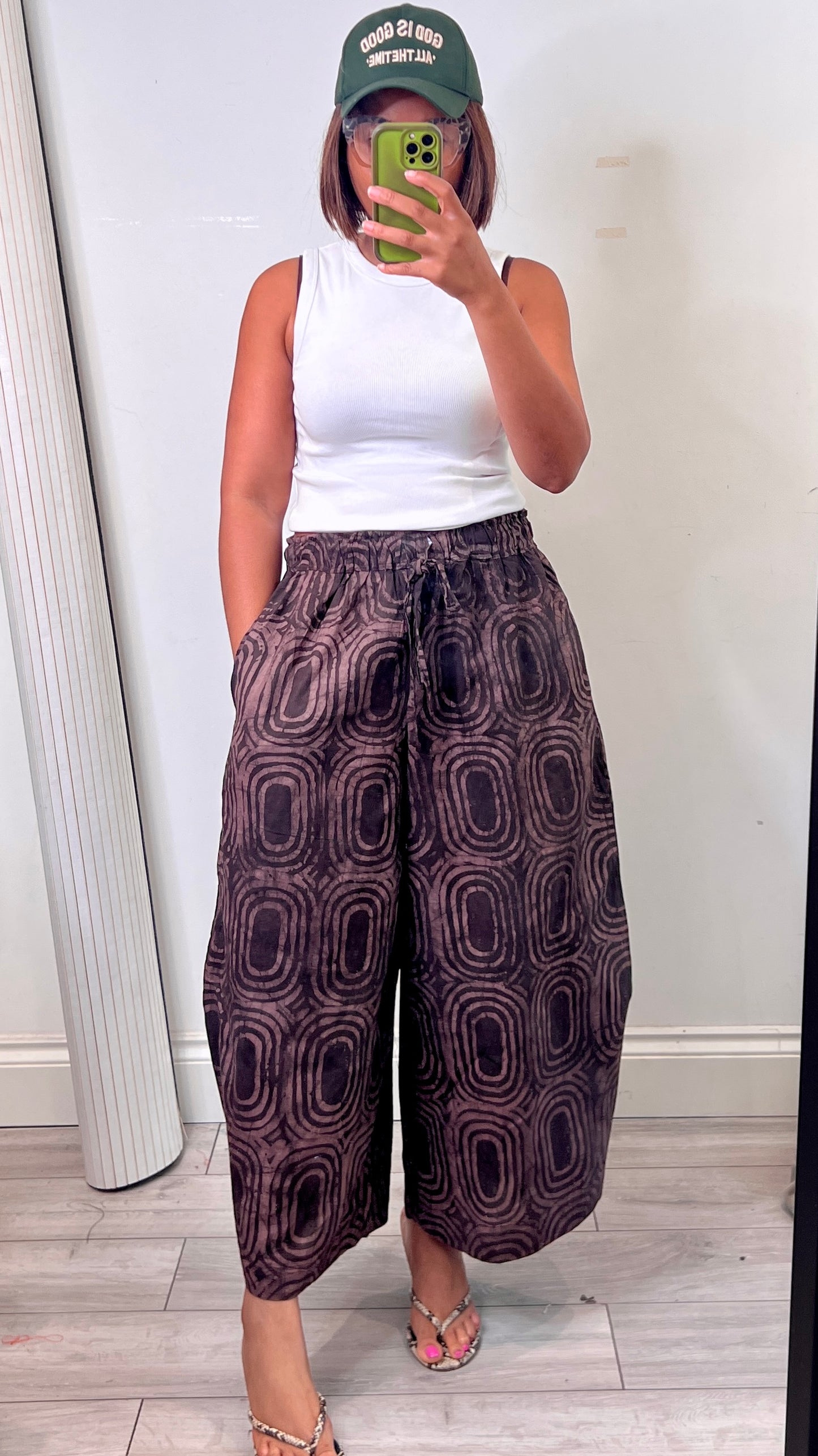 BOGO HALF PRICE brown hand dyed  culottes UK 8-14/16