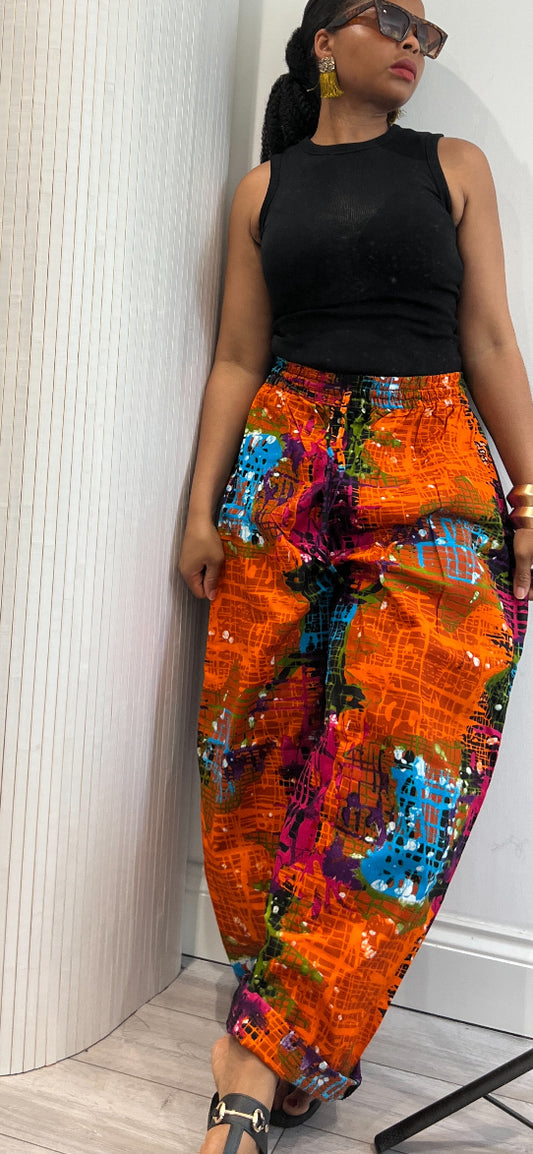 Effortless High waisted Baloon trousers