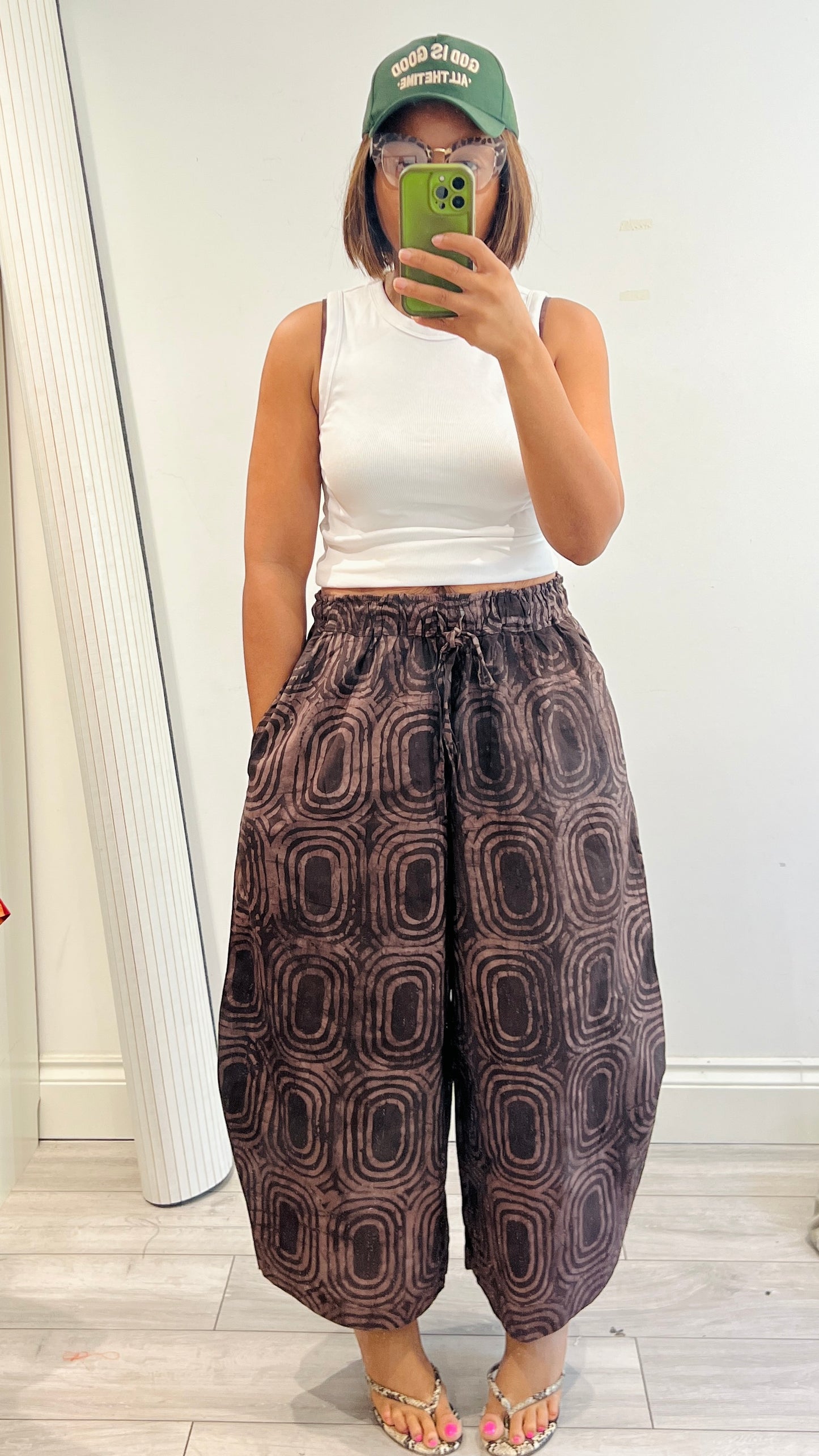 BOGO HALF PRICE brown hand dyed  culottes UK 8-14/16