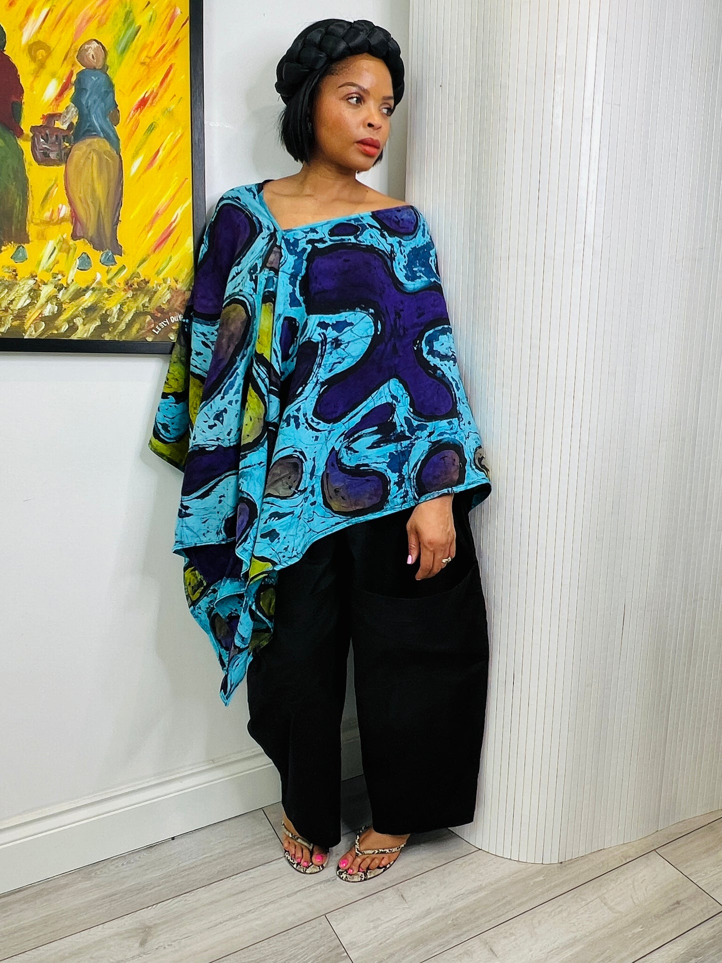 Multi way poncho top free size