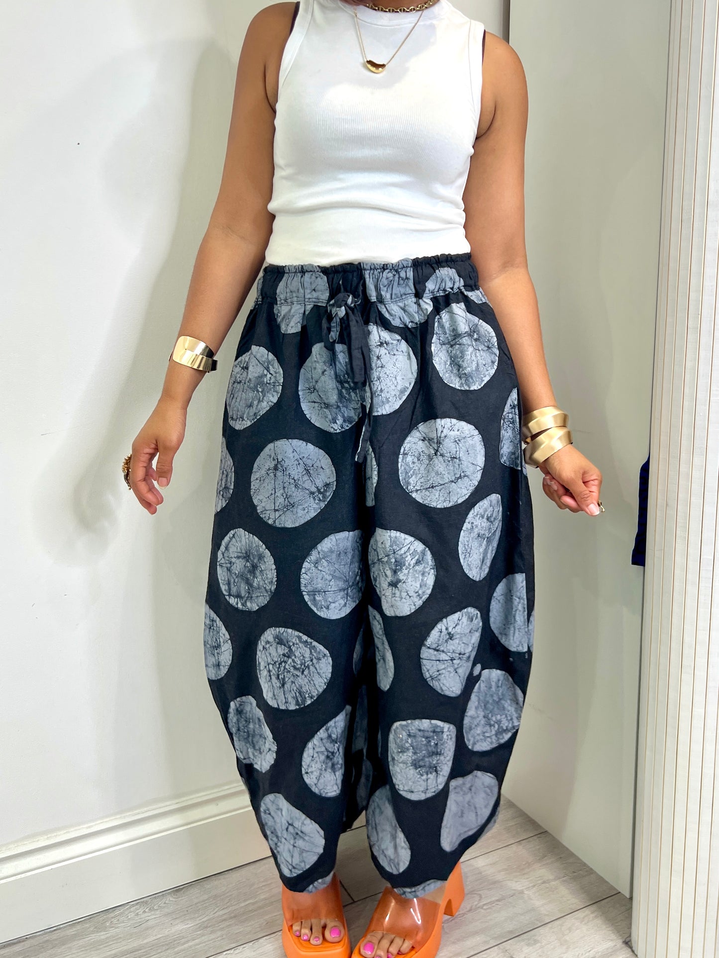 BOGO HALF PRICE black hand  dyed  culottes UK 8-14/16