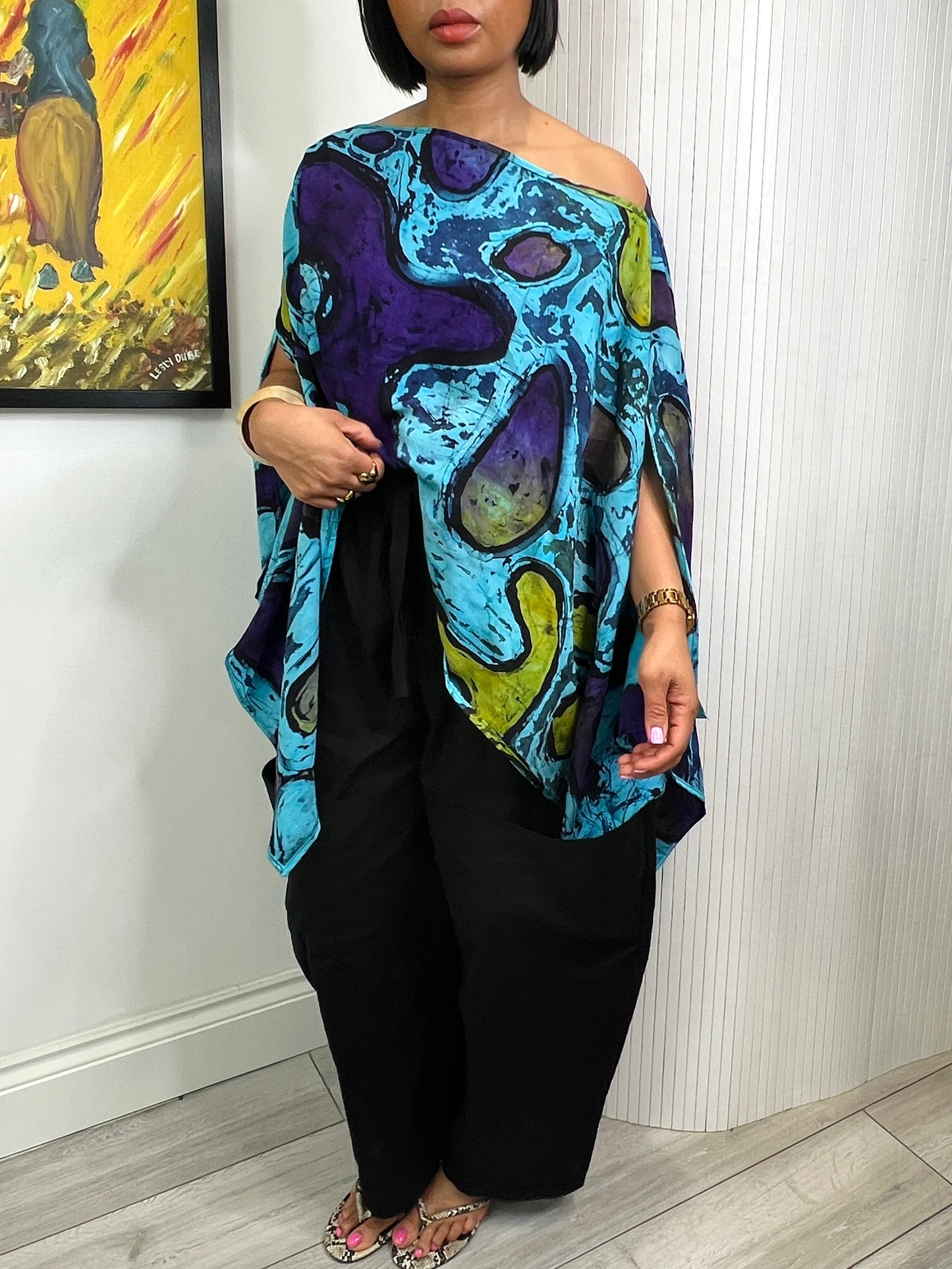 Multi way poncho top free size