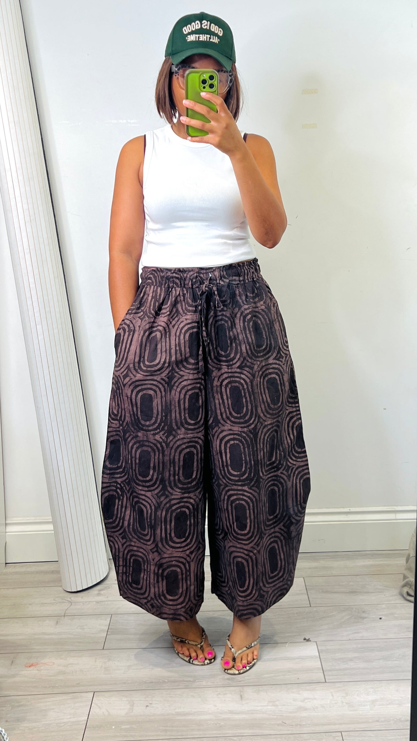 BOGO HALF PRICE brown hand dyed  culottes UK 8-14/16