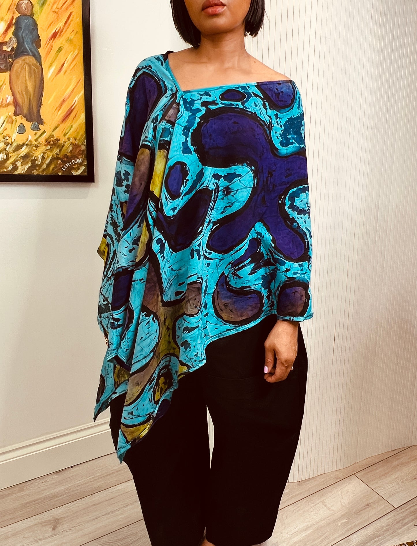 Multi way poncho top free size