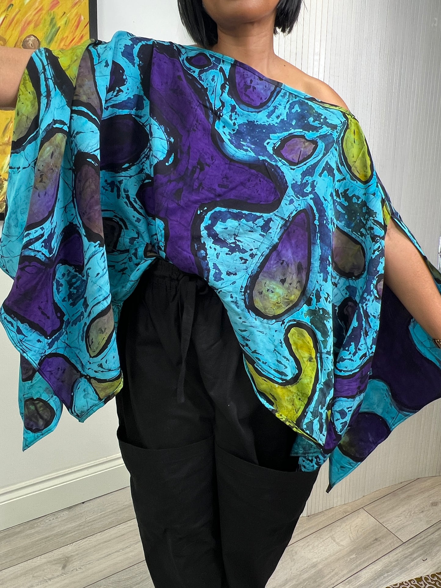 Multi way poncho top free size