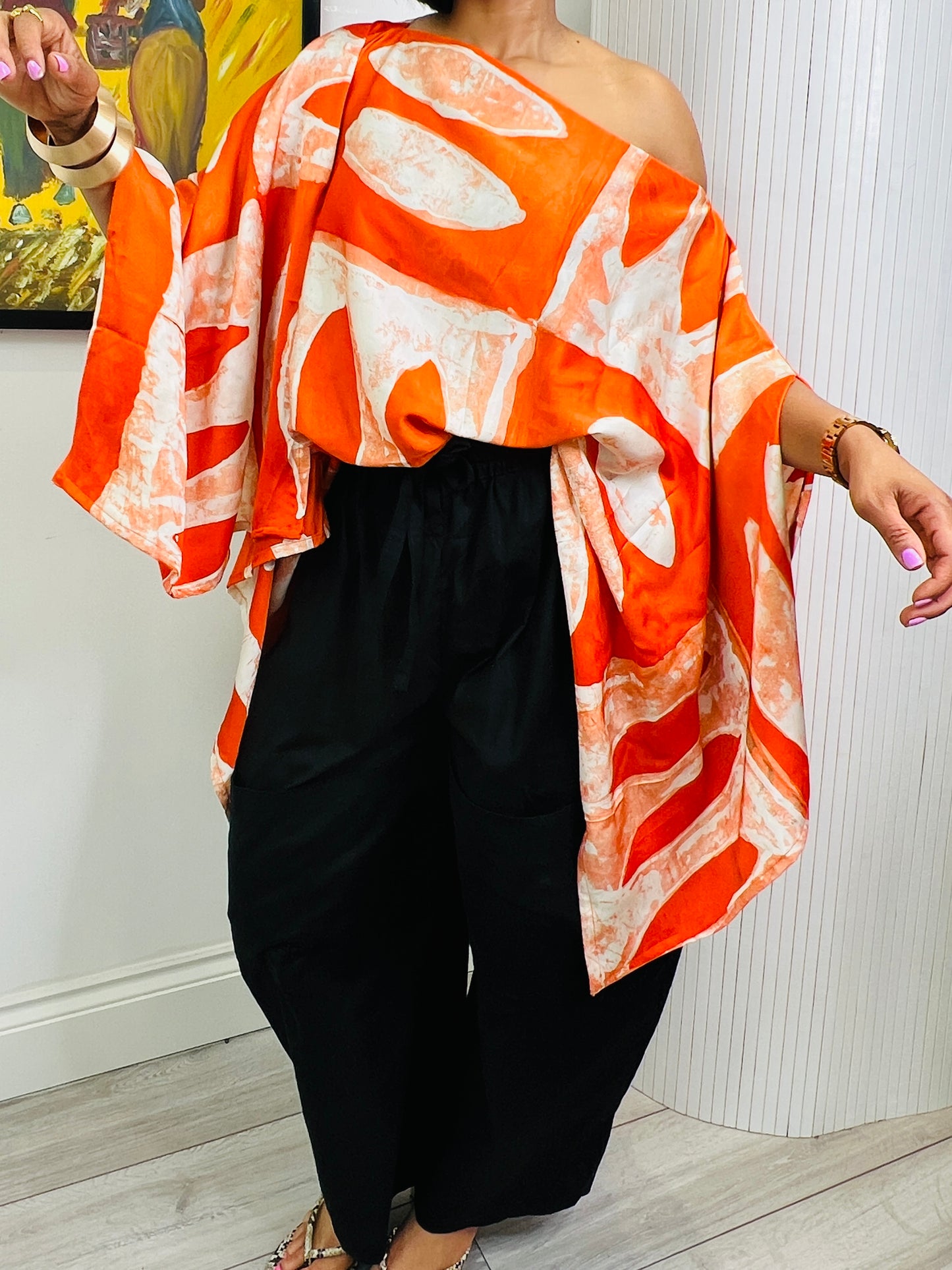 Multi way poncho top free size
